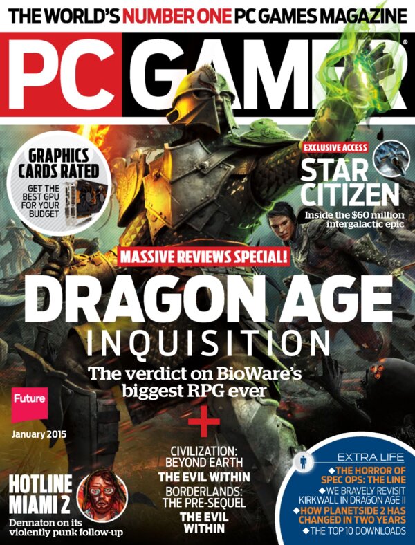 01. PC Gamer USA   January 2015 cover
